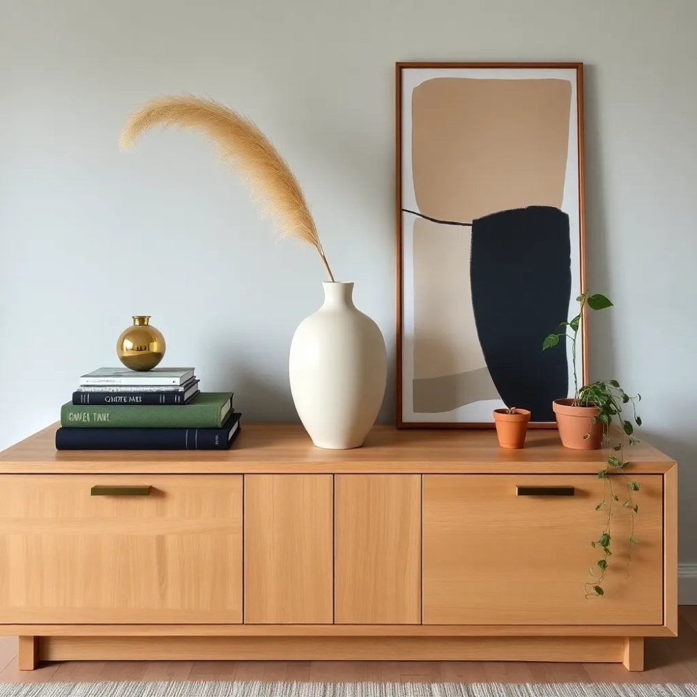 Co postawić na komodzie w salonie