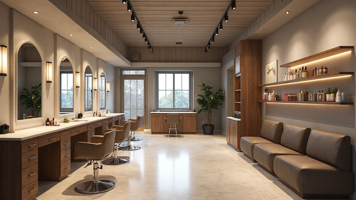 Projekt salonu fryzjerskiego