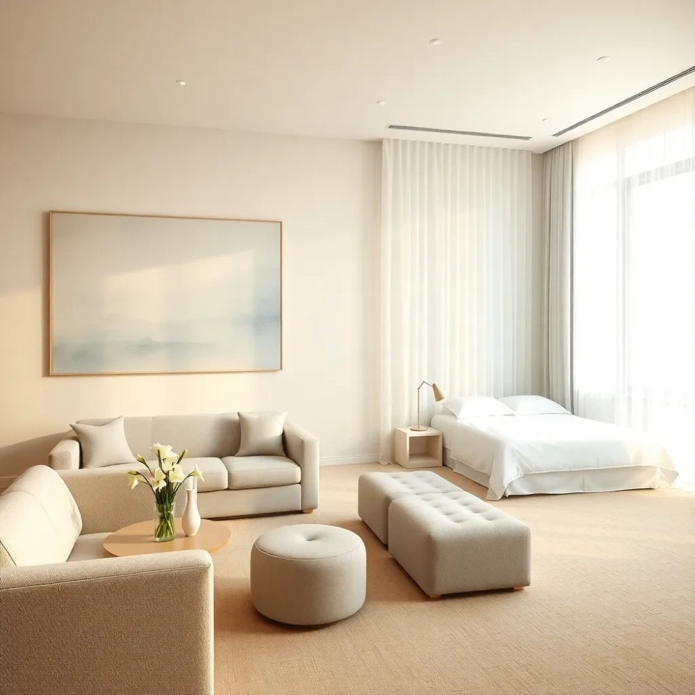 Salon i sypialnia w jednym inspiracje