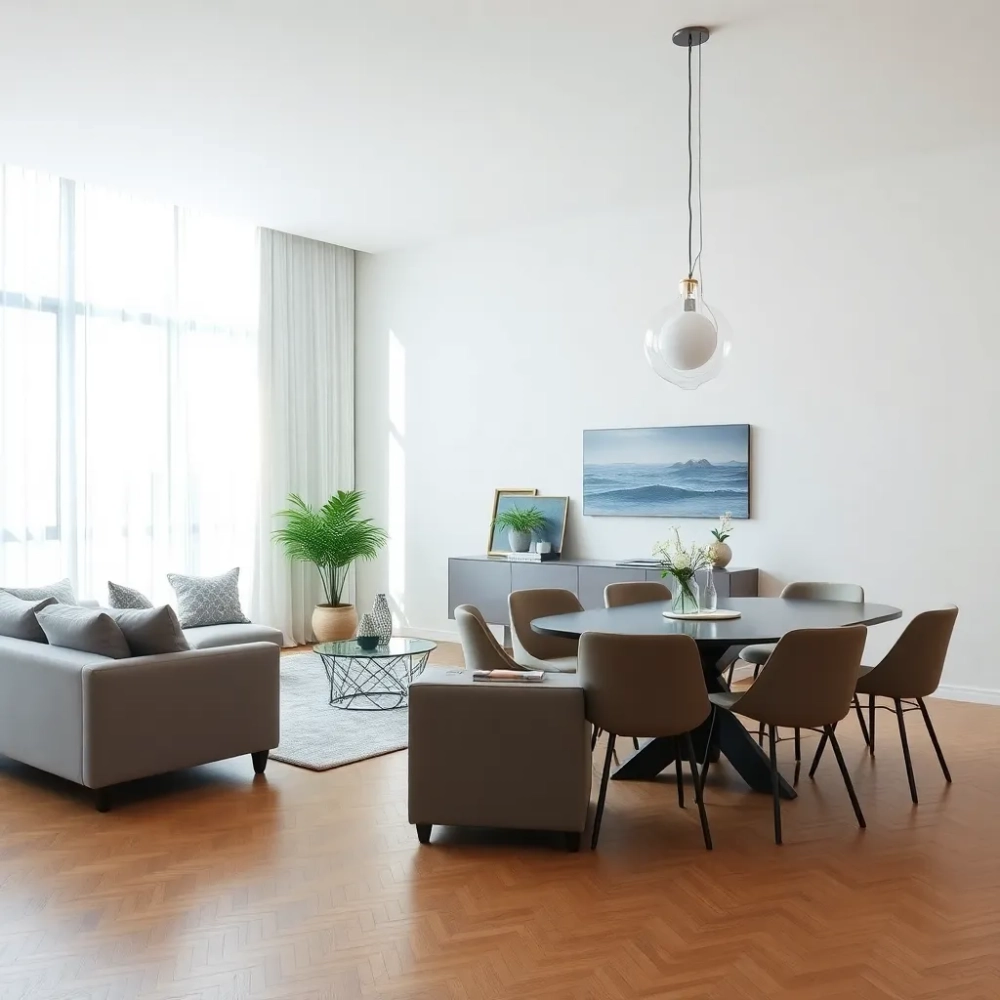 Salon z jadalnią 25m2