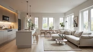 Aneks kuchenny z salonem