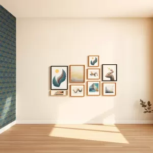 ciekawe pomysły na ścianę w salonie