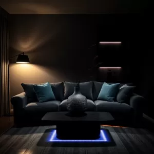 Ciemny salon inspiracje