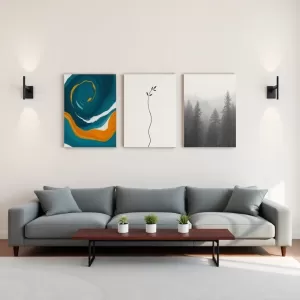 Co powiesić nad kanapą w salonie