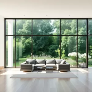 Duże okno w salonie cena