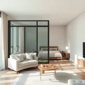 Jak wydzielić sypialnię w salonie