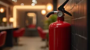 Jaka gaśnica do salonu fryzjerskiego