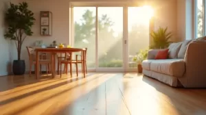 Jaka podłoga do salonu z aneksem