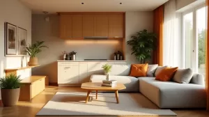 Jaki kolor do salonu z aneksem kuchennym