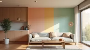 Jaki kolor ścian do salonu z kuchnią