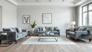 Jaki kolor ścian do szarych mebli w salonie