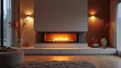 Jaki kominek do salonu 30m2