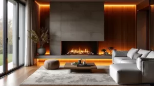 Jaki kominek do salonu 40m2
