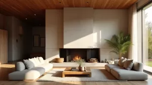 Jaki kominek do salonu 50m2