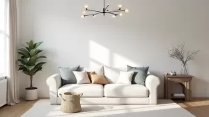 Jaki żyrandol do salonu w stylu skandynawskim