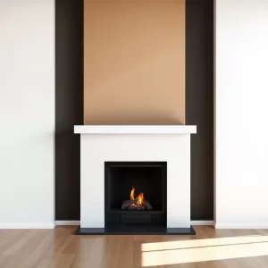 Na jaki kolor pomalować kominek w salonie