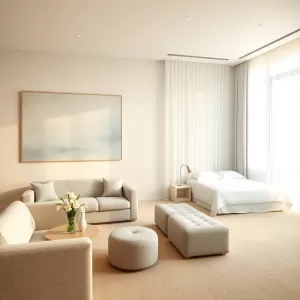 Salon i sypialnia w jednym inspiracje