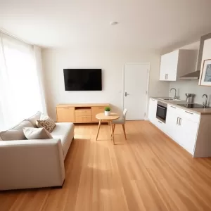 Salon z aneksem 27m2