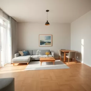 Salon z jadalnią 20m2