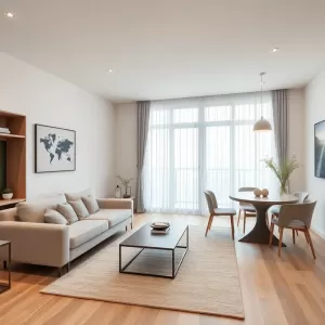 Salon z jadalnia 26m2