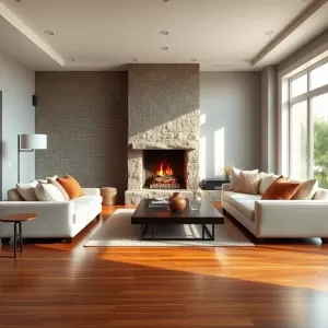 salon z kominkiem inspiracje