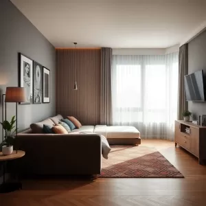 Salon z Sypialnia 16m2