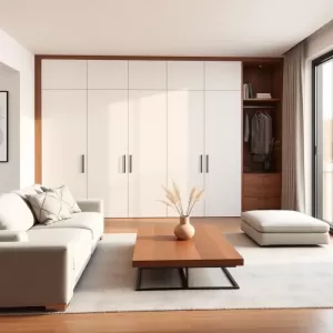 Salon z szafą inspiracje