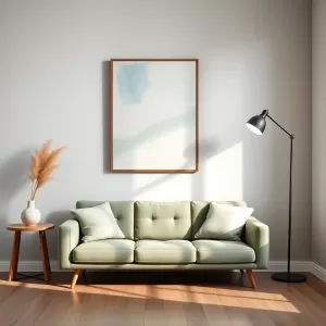 Szare ściany w salonie inspiracje