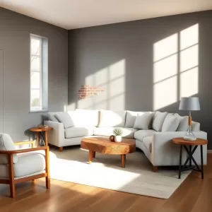 Szare ściany w salonie jakie dodatki