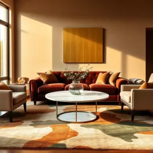 Z czym łączyć brąz w salonie