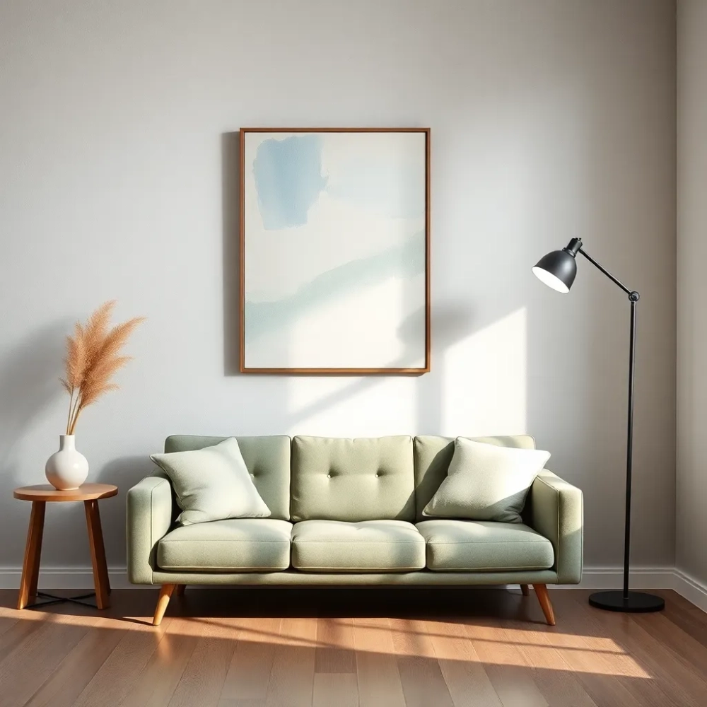 Szare ściany w salonie inspiracje