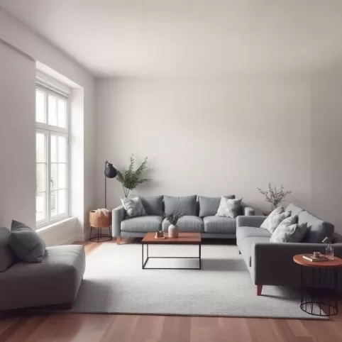 Szary salon inspiracje